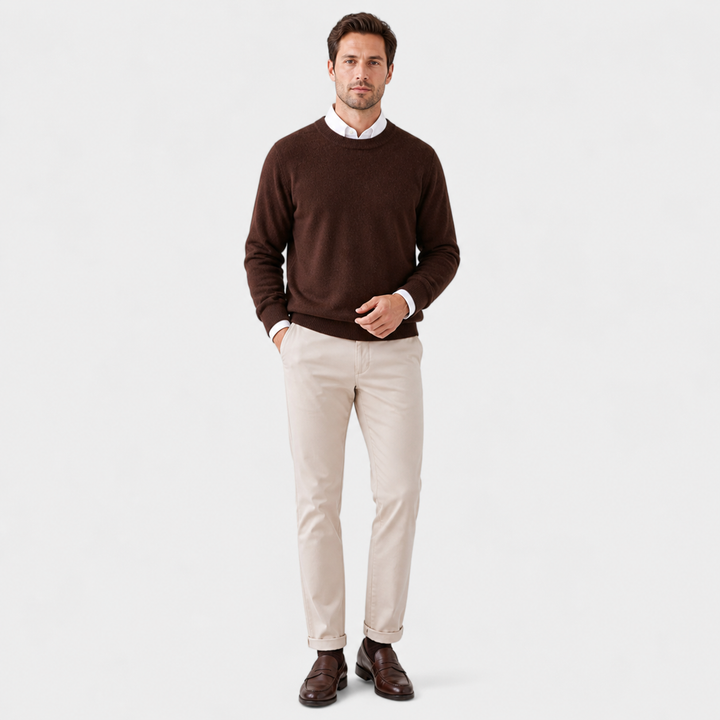 Men’s Heritage Knit Cashmere Sweater