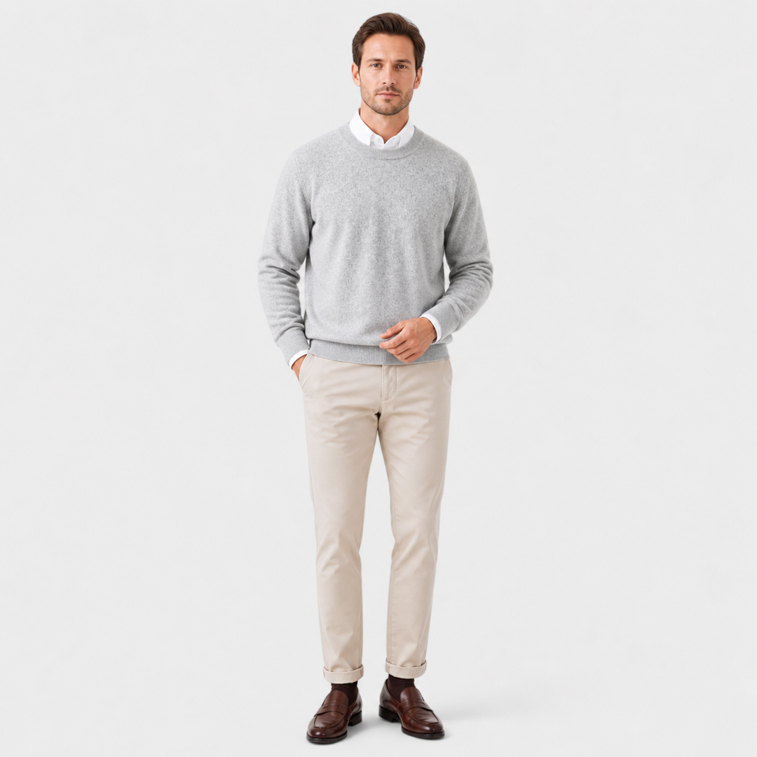 Men’s Heritage Knit Cashmere Sweater