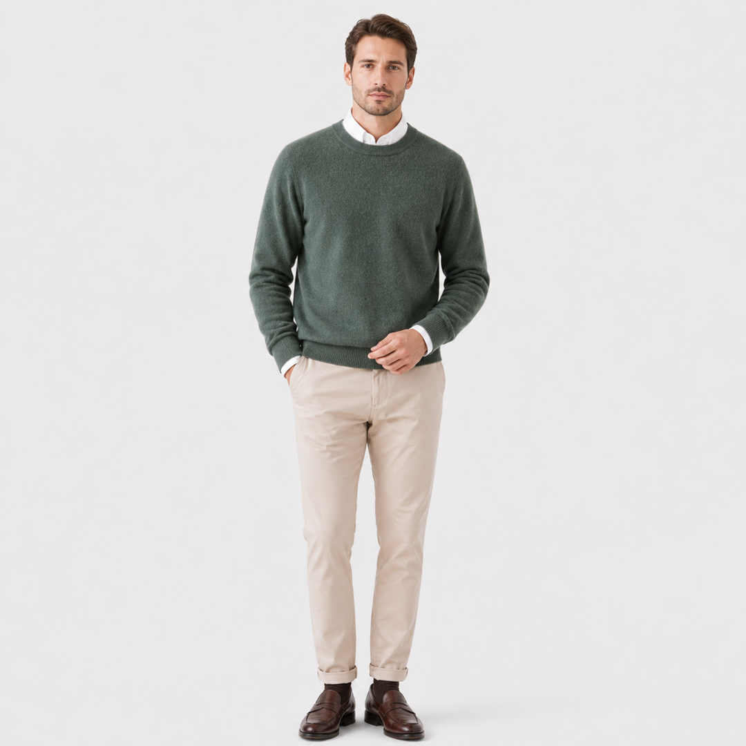 Men’s Heritage Knit Cashmere Sweater