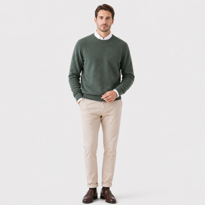 Men’s Heritage Knit Cashmere Sweater