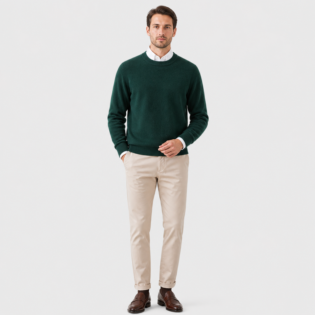 Men’s Heritage Knit Cashmere Sweater