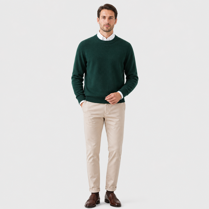 Men’s Heritage Knit Cashmere Sweater