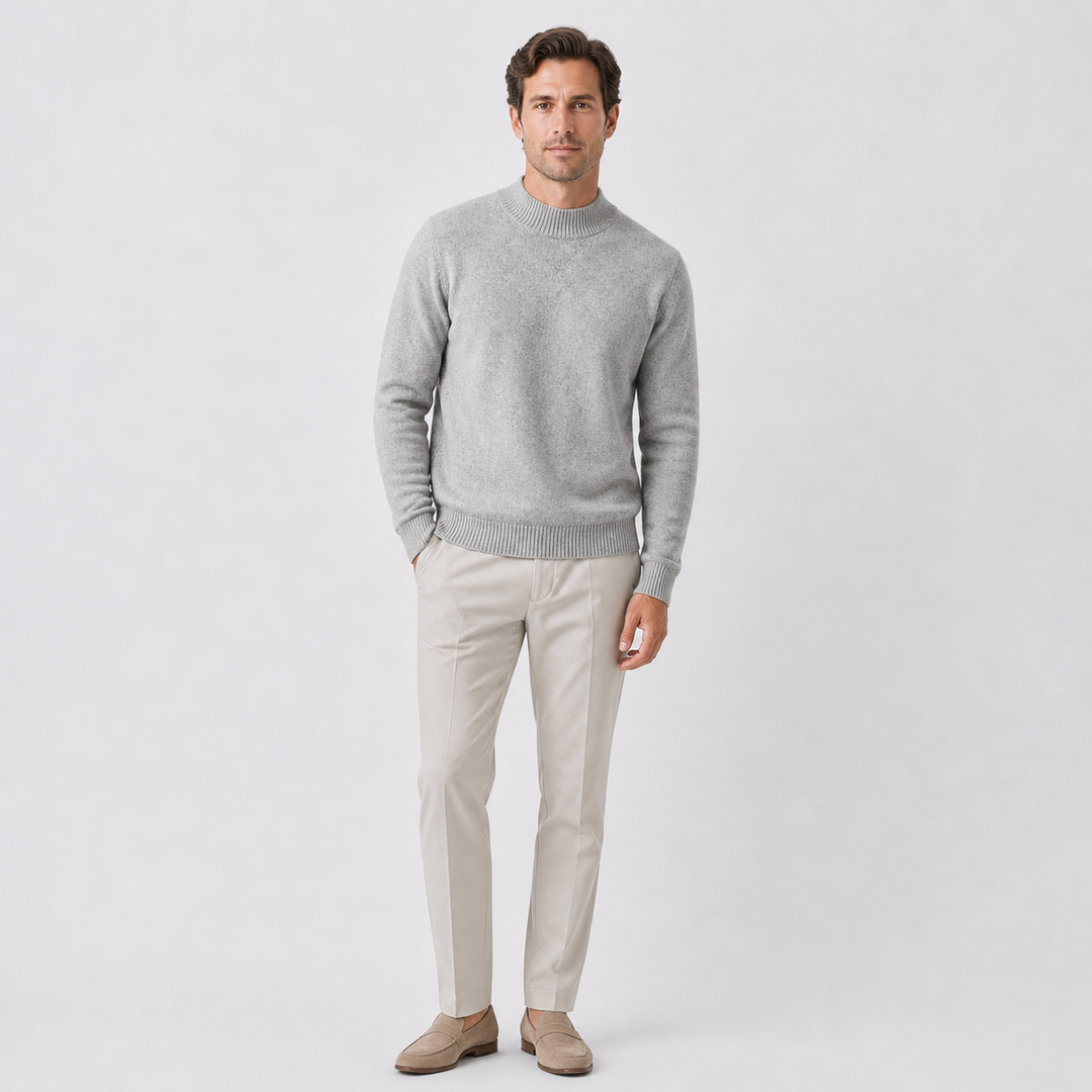 Men’s Pure Wool Turtleneck Sweater