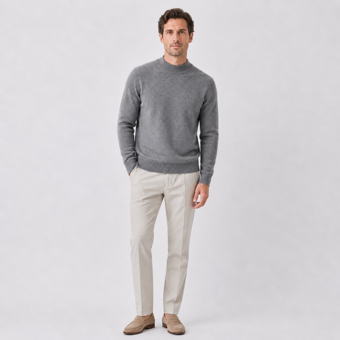 Men’s Pure Wool Turtleneck Sweater