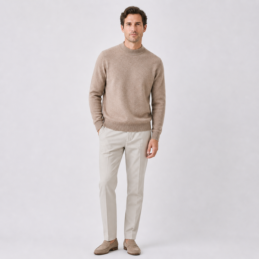 Men’s Pure Wool Turtleneck Sweater