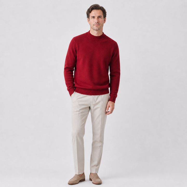 Men’s Pure Wool Turtleneck Sweater