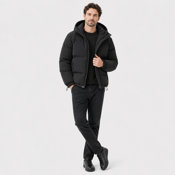 Unisex Hooded Cotton Puffer Jacket