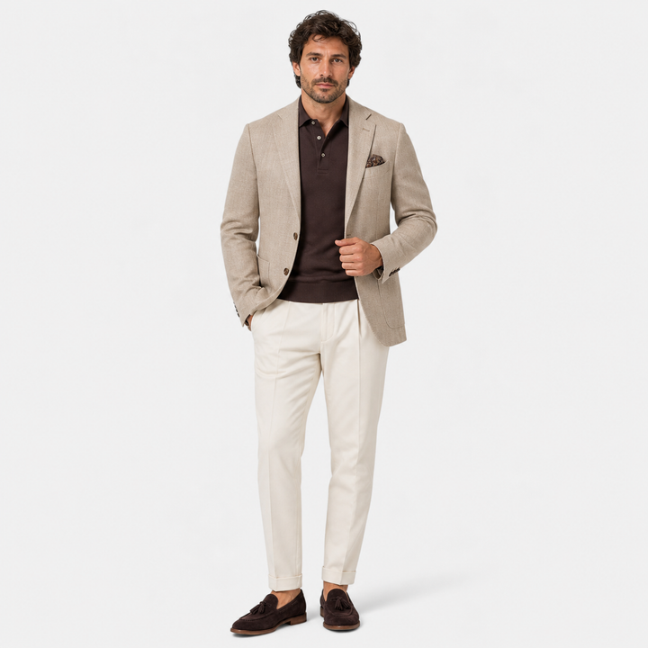 Men’s Nubuck Leather Loafers | Classic British Style