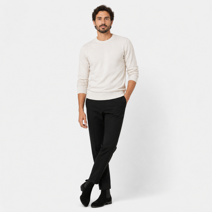 Men’s Suede Square-Toe Chelsea Boots