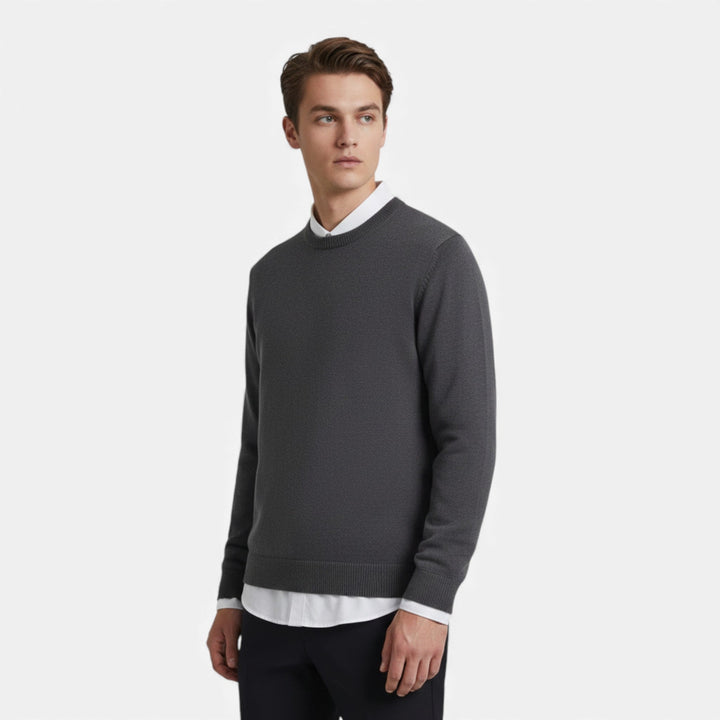 Maglione da uomo a girocollo in maglia