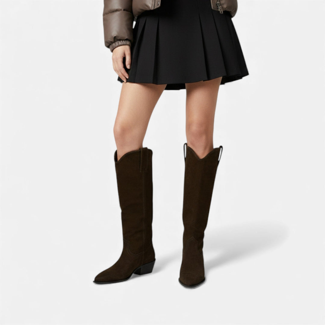 Women’s Suede Knee High Boots