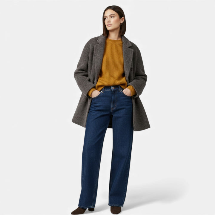 Women’s Classic Wool-Blend Winter Coat