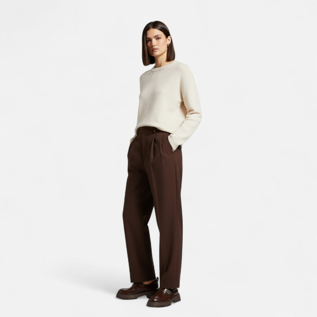 Ballerines derby en cuir pour femmes