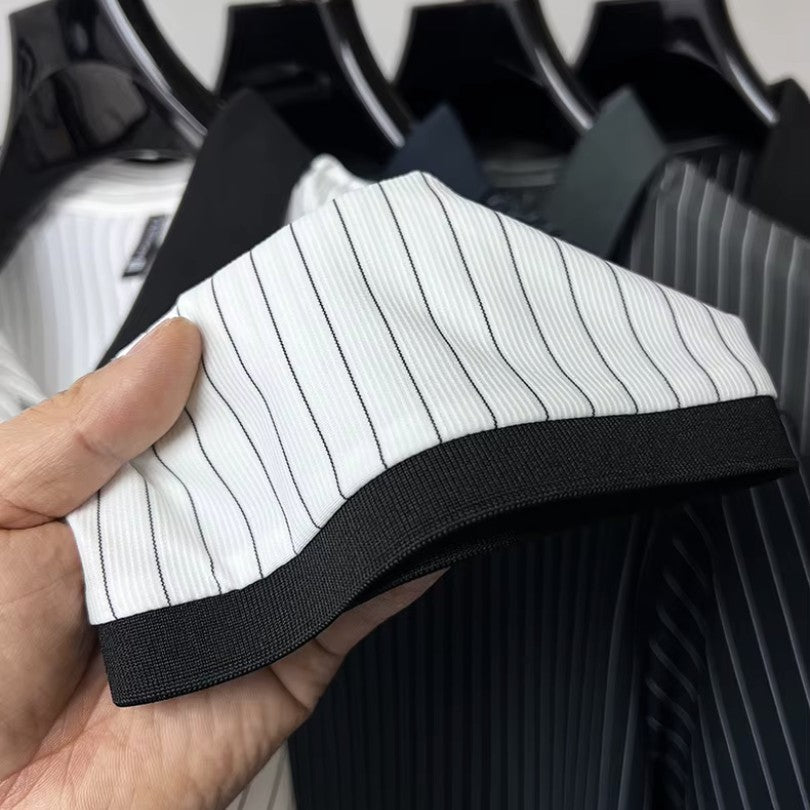 Polo a rayas refinado – Hombre