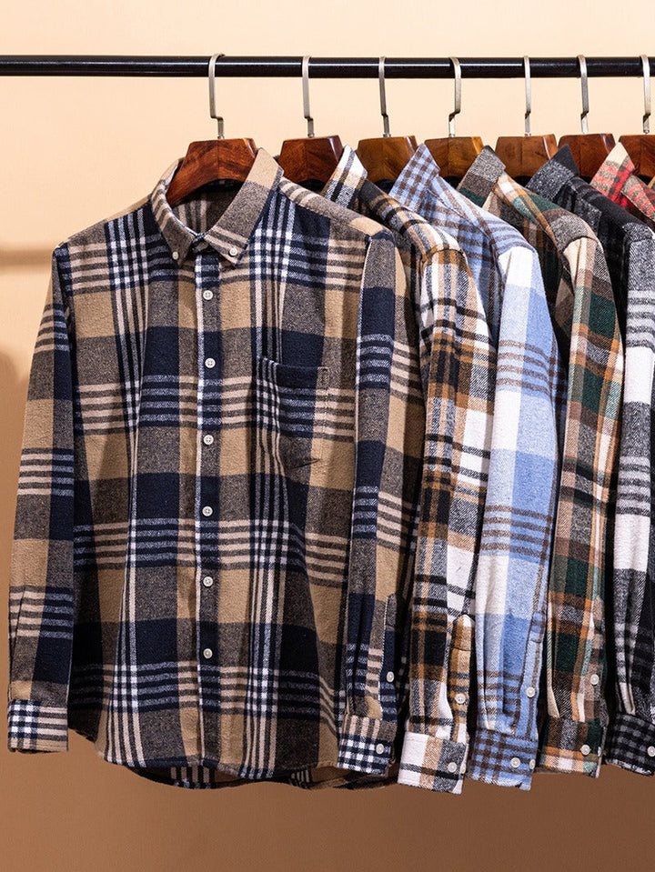 Modern Check Shirt – Men