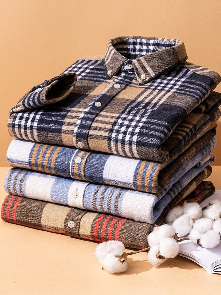 Modern Check Shirt – Men