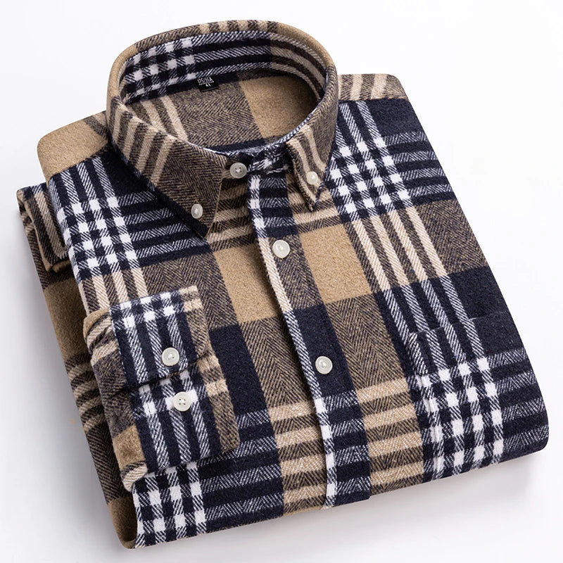Modern Check Shirt – Men