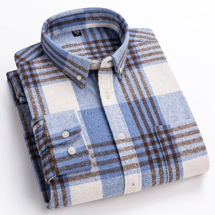 Modern Check Shirt – Men