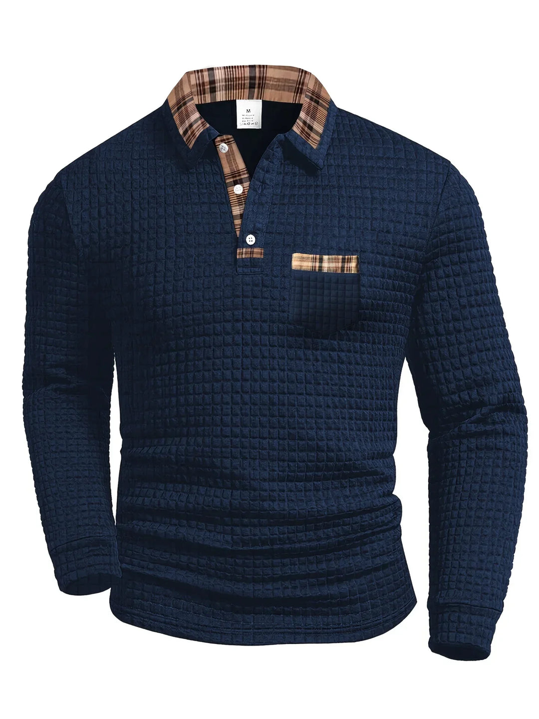 Koszulka polo w kratę – męska
