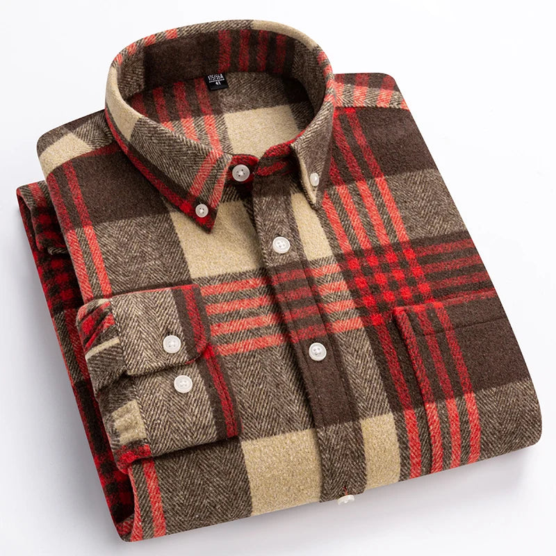 Modern Check Shirt – Men
