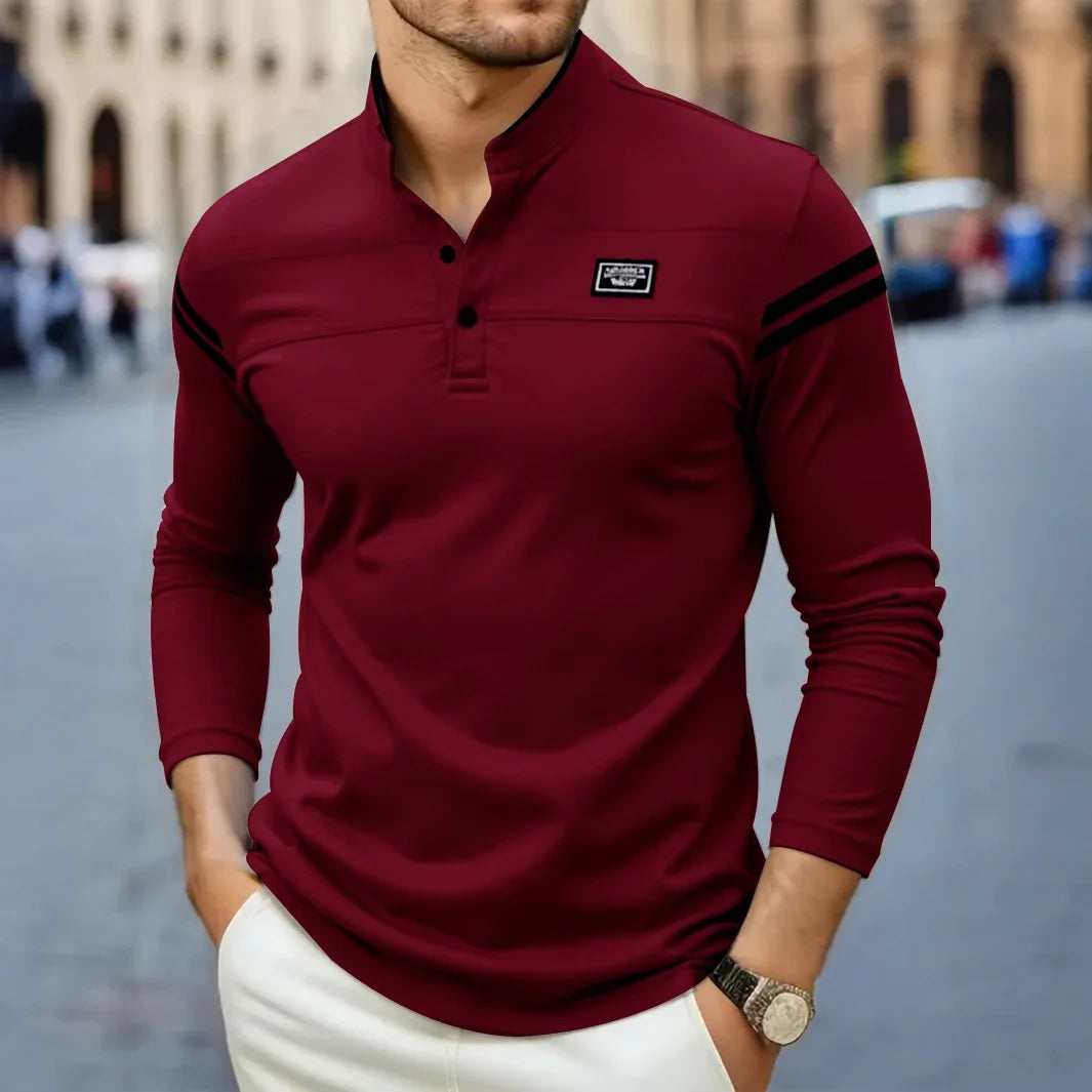T-shirt moderne à manches longues – Homme