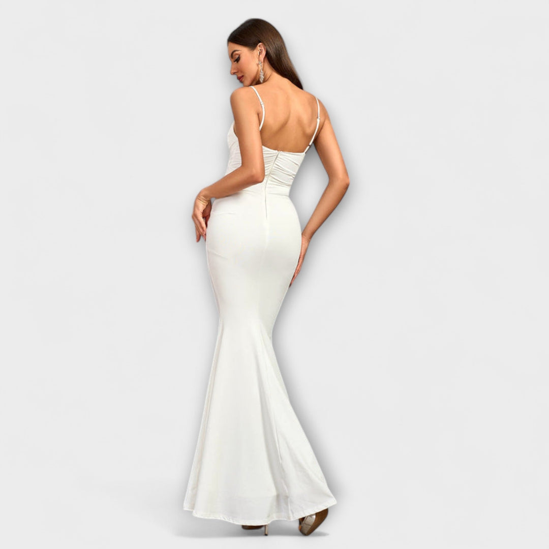 Abito elegante con volant