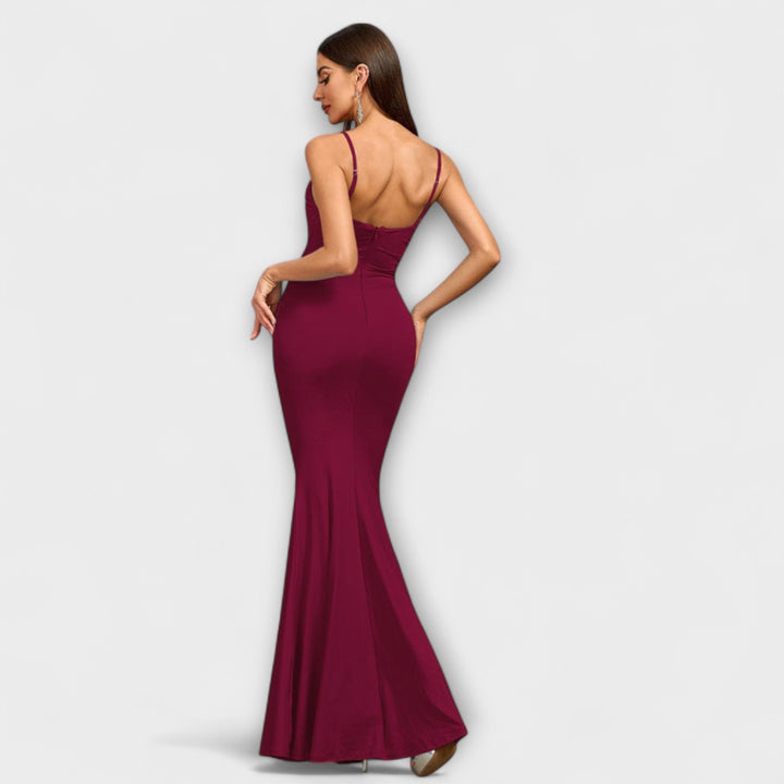 Abito elegante con volant
