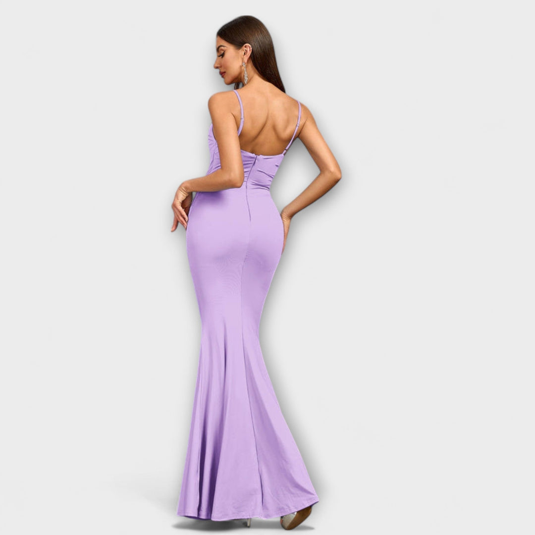 Abito elegante con volant