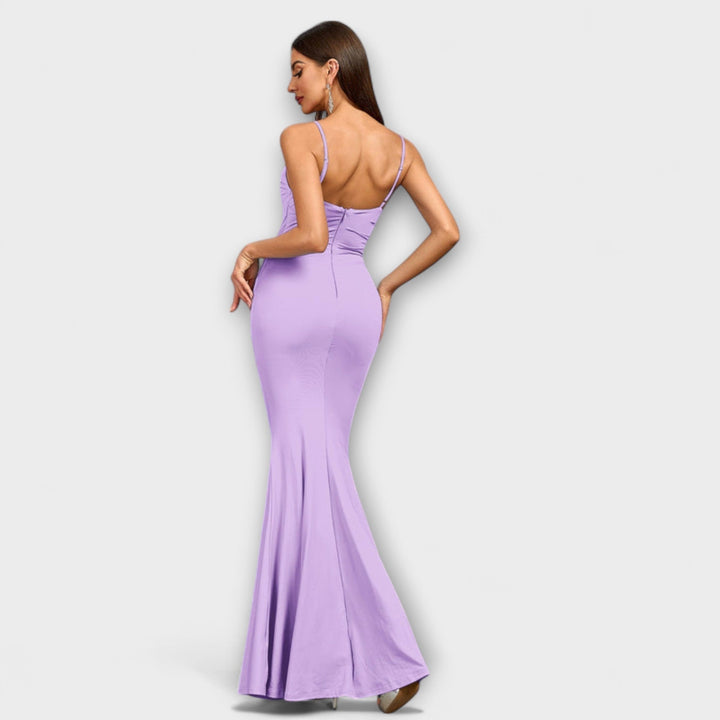 Abito elegante con volant