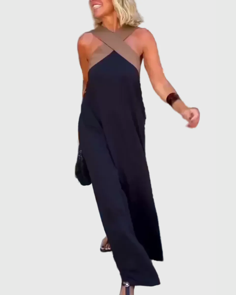 Abito lungo fluente ed elegante