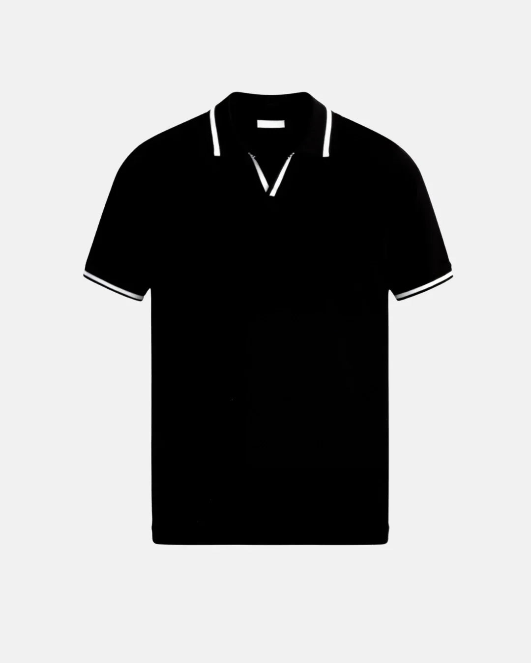 Tailored Piqué Polo with Contrast Details – Men
