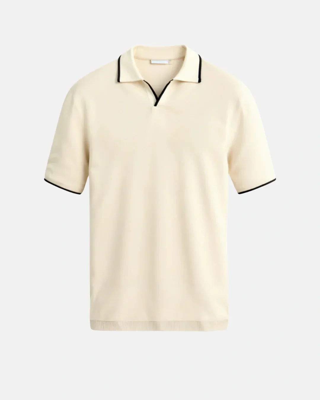 Tailored Piqué Polo with Contrast Details – Men