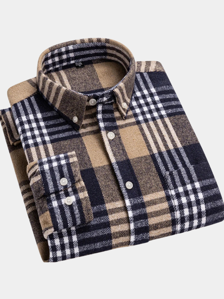 Modern Check Shirt – Men