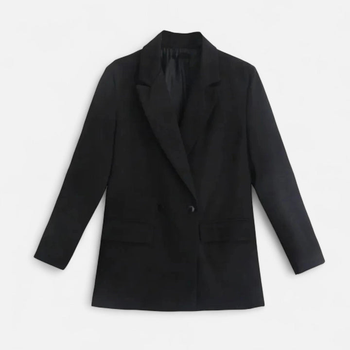 Dame dobbeltradet vintage blazer