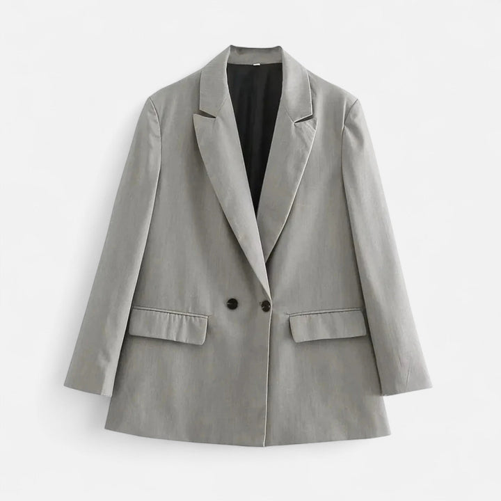 Dame dobbeltradet vintage blazer