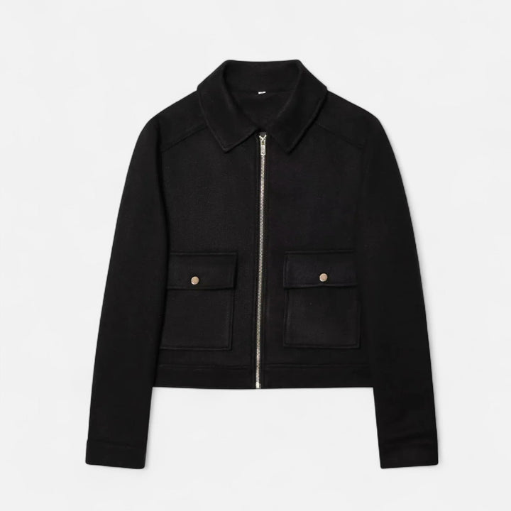 Chaqueta de Invierno Elegante para Mujer con Cierre Relámpago