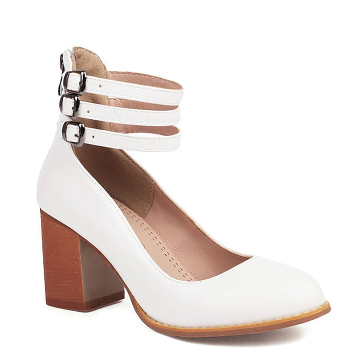 Sandali con tacco a tripla fascia da donna