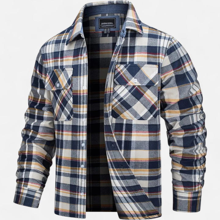 Chaqueta camisa ligera de gran tamaño para hombre