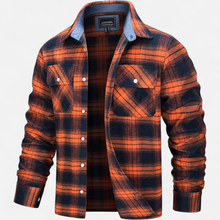 Chaqueta camisa ligera de gran tamaño para hombre