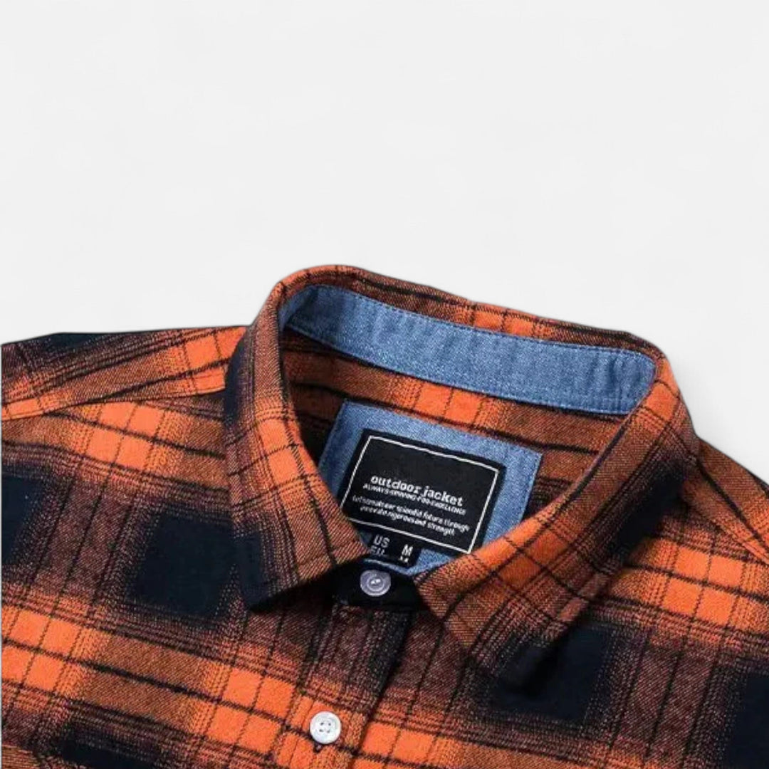 Chaqueta camisa ligera de gran tamaño para hombre