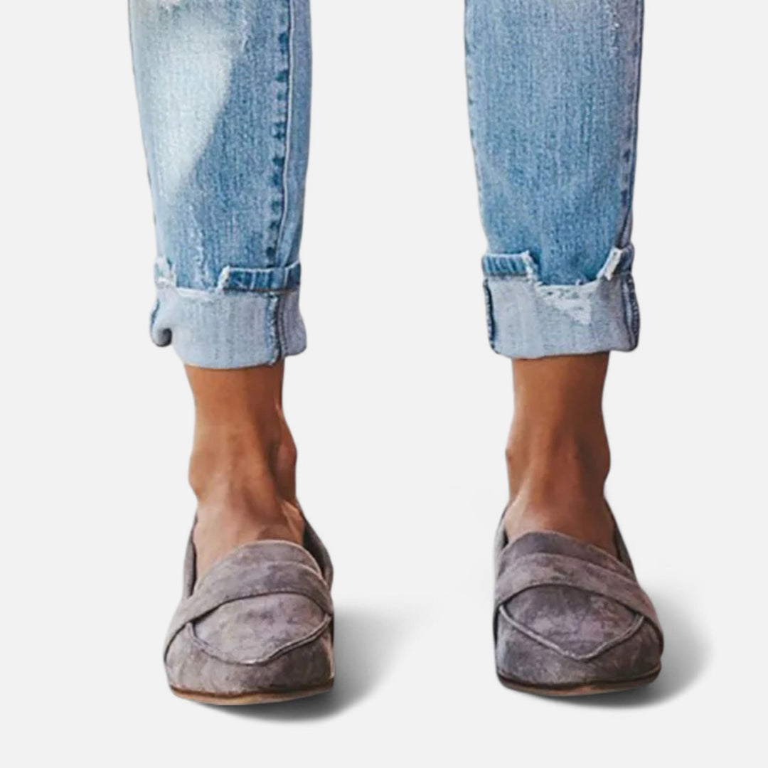 Mocasines Retro de Punta para Mujer