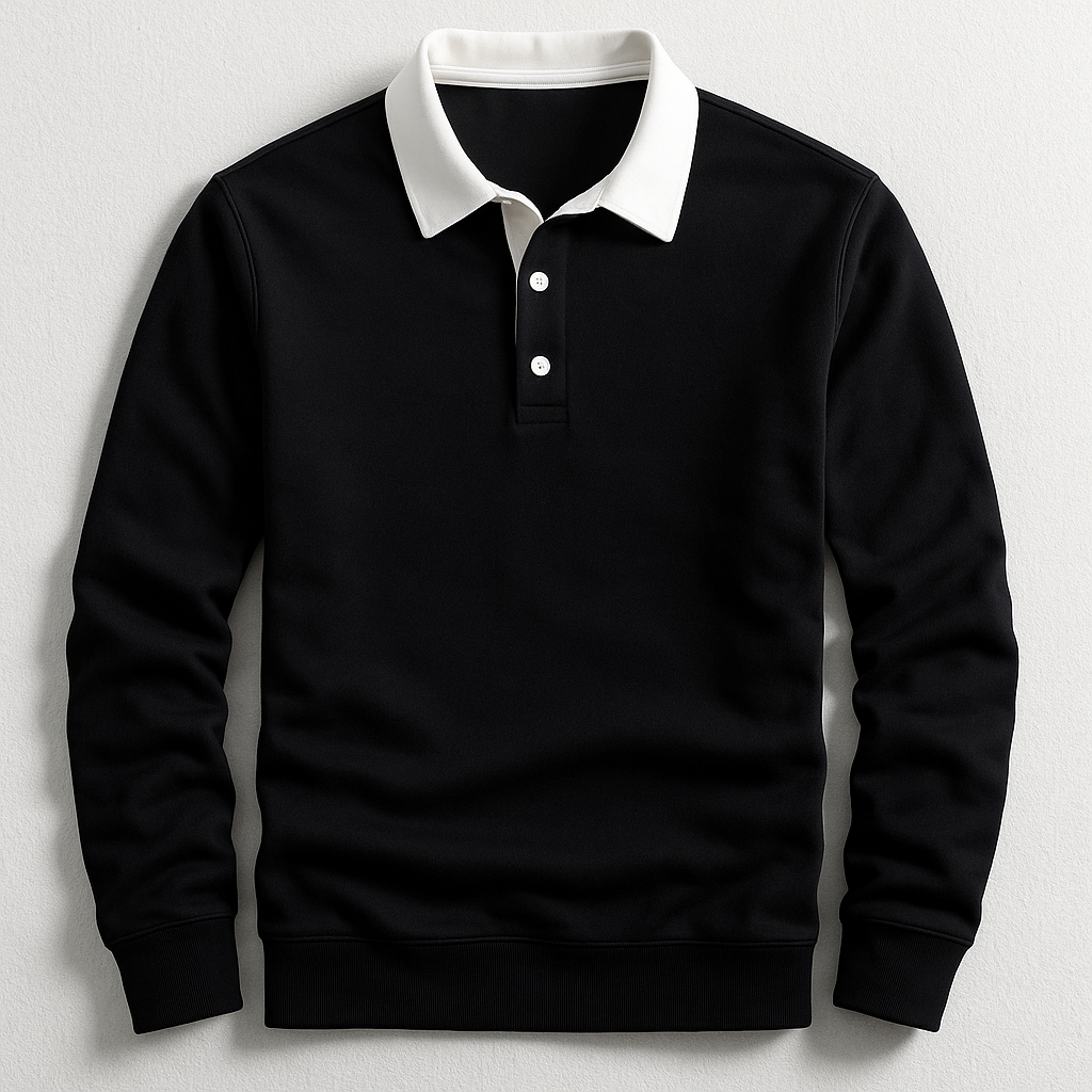 Strikket Polo – Herre