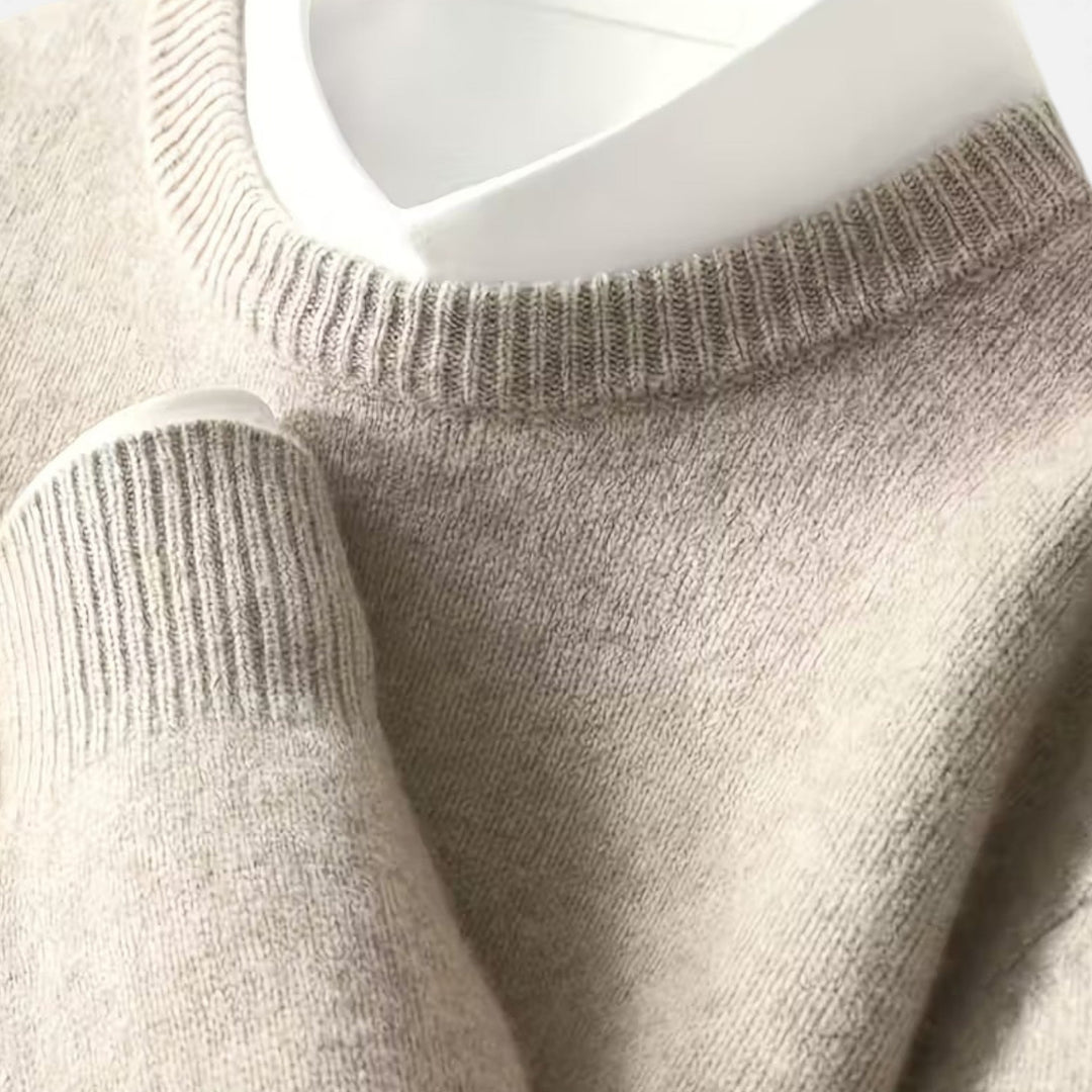 Maglione da uomo a girocollo in maglia
