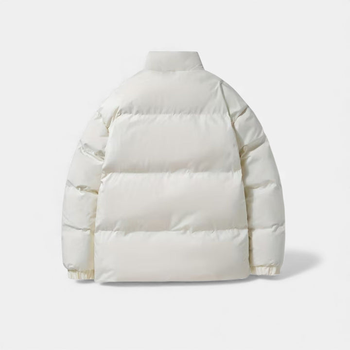 Men’s Lambswool Plush Puffer Jacket for Autumn/Winter