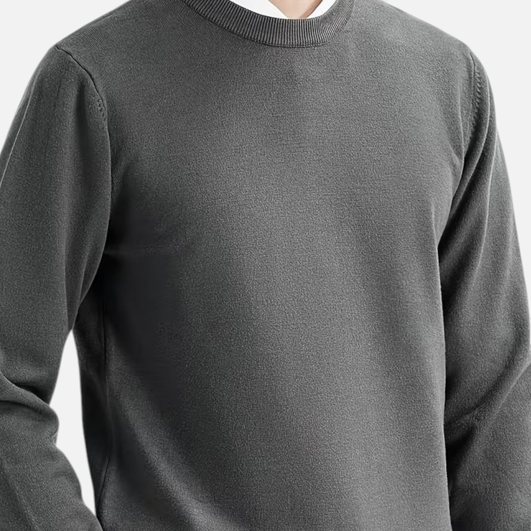 Maglione da uomo a girocollo in maglia