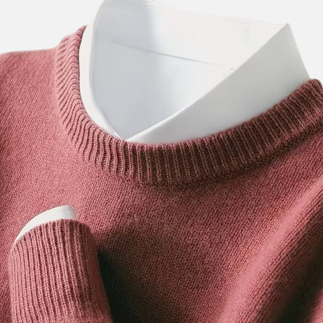 Maglione da uomo a girocollo in maglia