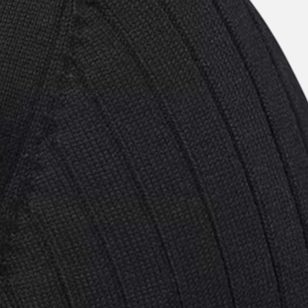 Men’s Warm Minimalist Zippered Knit Sweater