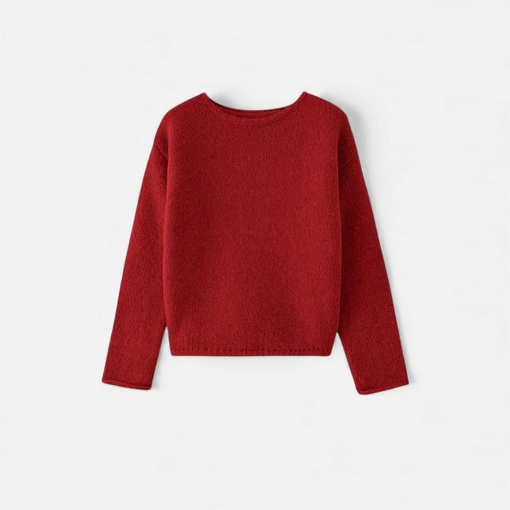 Women’s Off-Shoulder Knit Winter Sweater
