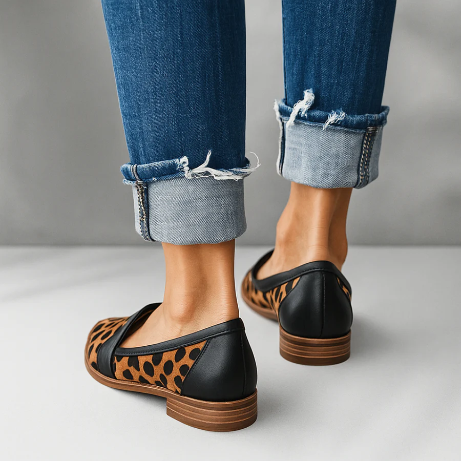 Dame Rosie Læder Loafers