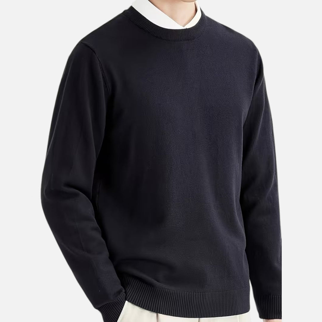 Maglione da uomo a girocollo in maglia